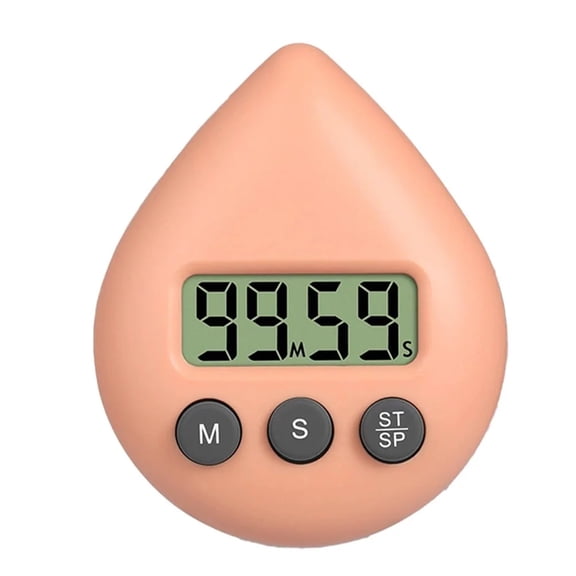 GJX 2026 New Waterproof Digital Kitchen Bathroom Timer with Memory Function Compact Size Versatile Placement User-Friendly Operation for Kitchen, Bathroom, Cooking, Baking, Workout, Study