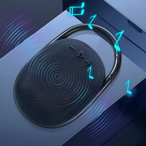 GJX 2026 New Waterproof Shower Wireless Speaker,Portable Wireless Speaker with Hd Sound,Stereo Pairing,Fm Radio,Floating,Outdoor Speaker for Kayaking,Beach,Hiking,Gifts for Men,Women