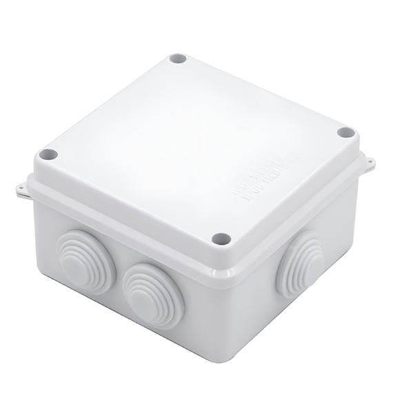 GJX 2026 New Weatherproof Junction Box Adaptable Plastic Electrical Cable Connector Outdoor for Outdoor, Garden, Patio, Garage