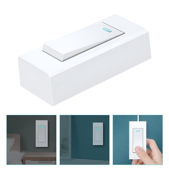 GJX 2026 New White Double Pole Double Throw Wall Switch for Household Light with Easy Installation Double Light Switch for Home,Office,Kitchen,Bedroom,Bathroom