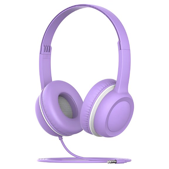 GJX 2026 New Wired Headphones for Chromebook Laptop Computer Smartphone,3.5Mm Foldable Retractable Headset for School Teen Girls Teenager for Studying,Online Classes,Gaming,Music,Travel,Leisure