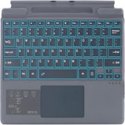 GJX 2026 New Wireless Bluetooth Keyboard for Surface Pro 3 4 5 6 7 / 8 9 10 X-Type-C Interface with Colorful Backlight for Office,Home Use,Travel,Work,Study