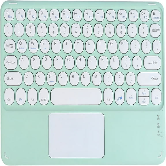 GJX 2026 New Wireless Bluetooth Keyboard with Touchpad,Portable Mini Small Universal Rechargeable 10 Inch Ultra-Slim Wireless Keyboard for Tablet Smartphone Pc Computer Laptop