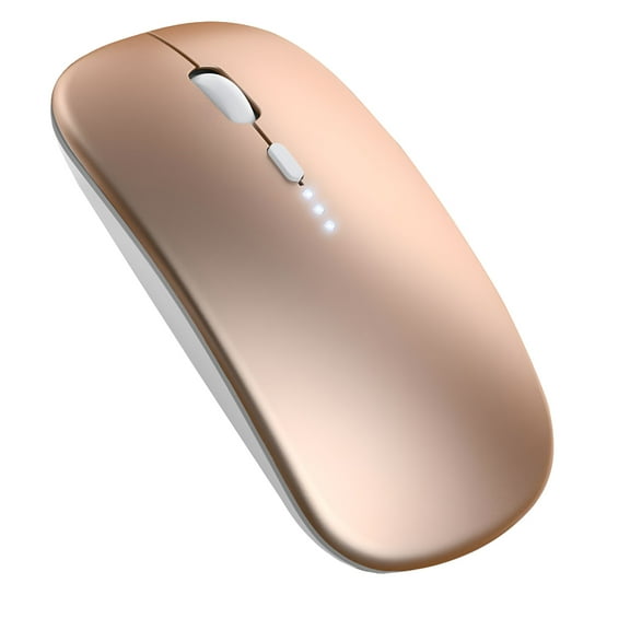 GJX 2026 New Wireless Charging Mute Mode Mouse, 2.4G+Bt5.2 Wireless Mouse with 3 Adjustable Dpi, for Computer/Macbook/Ipad/Tablet/Iphone and Gaming/Office/Study
