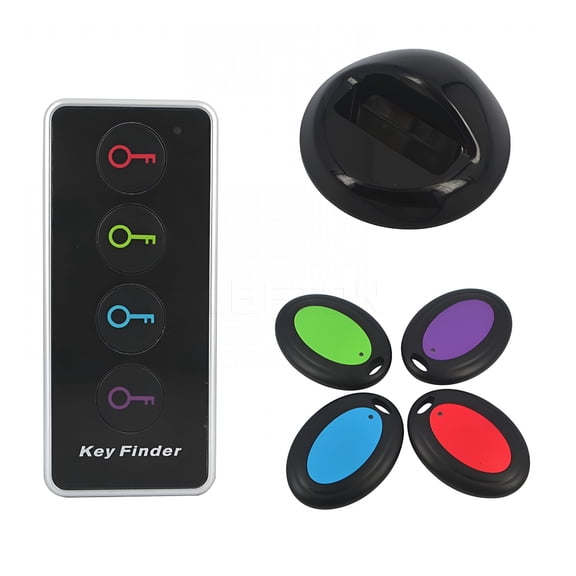 GJX 2026 New Wireless Key Finder Locator with Sound Beep Led Flashlight Remote Control for Keys Wallets Phones Pets Tracking Device Long Range Rf Transmitter Receiver