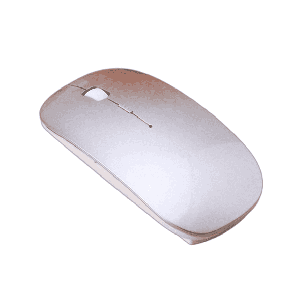 GJX 2026 New Wireless Mouse Bluetooth Mouse Computer Mouse Silver for Office Use Home Workstations Gaming Travel Remote Work Presentations Studying