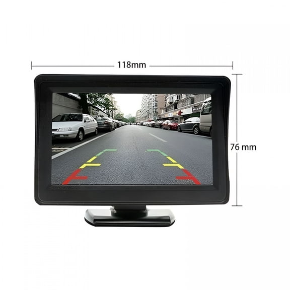 GJX 2026 New Wireless Rear View Camera System Set for Car/Truck/Van/Pickup/Rv. 4.3-Inch Monitor Rear View Camera Rear View System Back Up Camera for Cars Wireless for Car,Truck,Van,Pickup,Rv