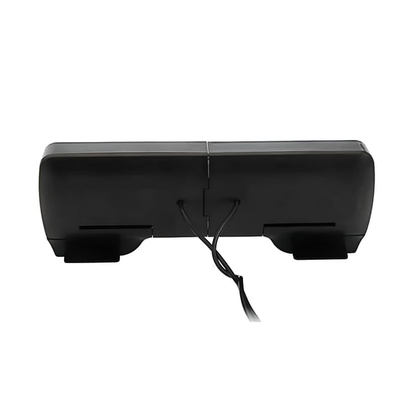 GJX 2026 New Woofer Speakers Computer Laptop Speakers Clip on External Usb Powered Small Wired Portable Stereo Media Sound Bar Computer Soundbar for Desktop Pc Notebook Tablets Tv