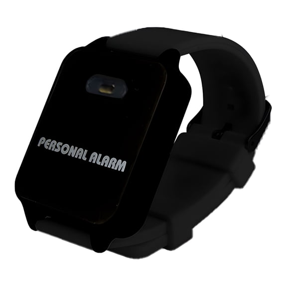 GJX 2026 New Wrist Antis Wolf Weapon for Women'S Night Running Portable Alarm,Personal Emergency Watch Alarm for Women,Men,Children,Elderly for Travel,Night Running,Walking,School,Emergency Black