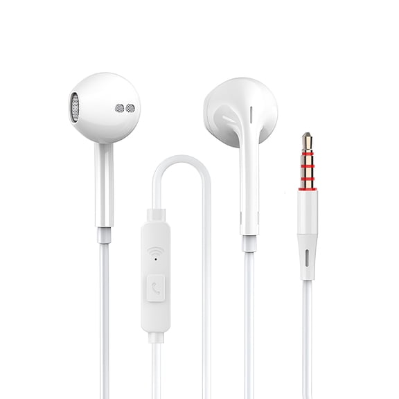 GJX 2026 New in Ear Wired Control Earphones with Microphone for Calls and Karaoke Singing