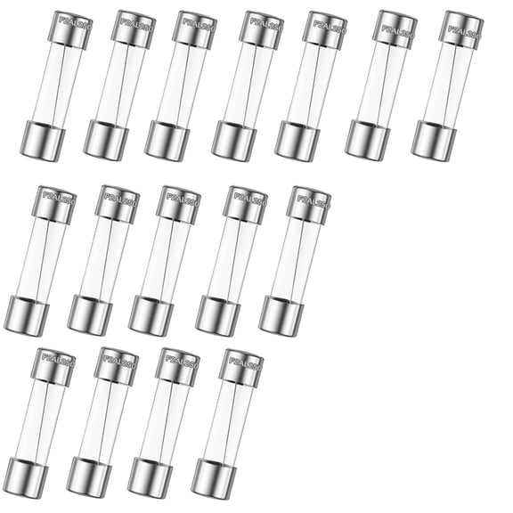 GJX 20Pcs F2Al250V 6 X 30Mm Fast Blow Glass Fuses 2A 2Amp 250V Glass Fuse,0.24X1.18",F2Al250V Fuse