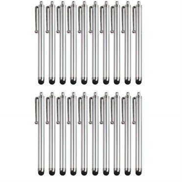 GJX 20Pcs Stylus Pen for Android Exact Touch Control Stylus Pens for Touch Screens Suitable for Multiple Devices Stylus Pen Silver