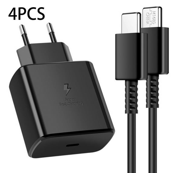 GJX 25W Phone Charger,Type C Fast Charging Block,PC Material,Universal Compatibility for Phone Charger Android,Quick Charge,Black