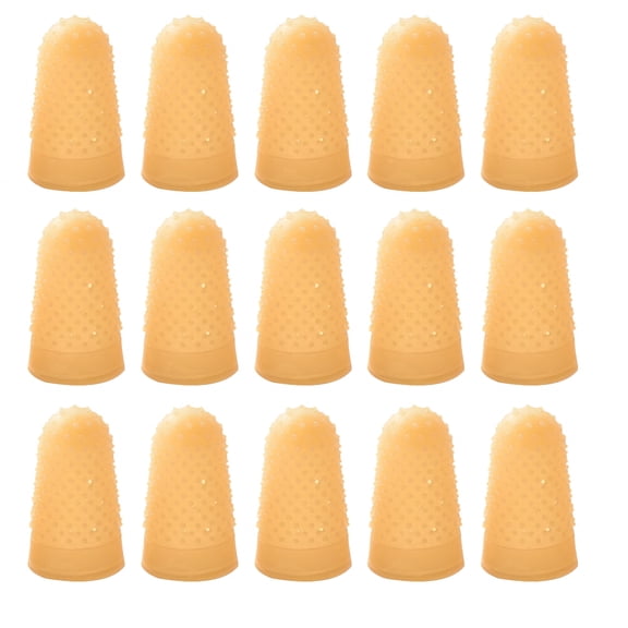 XIRQI 25 Pcs Rubber Finger Protectors,Anti-Static Covers for Precision Work,Counting & Writing