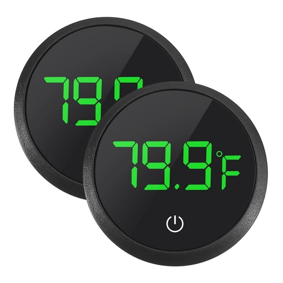 GJX 2Pack Led Digital Aquarium Thermometer,Tank Thermometer Aquarium Temperature Measurement Display Thermometer for Fish,Turtle and Aquatic