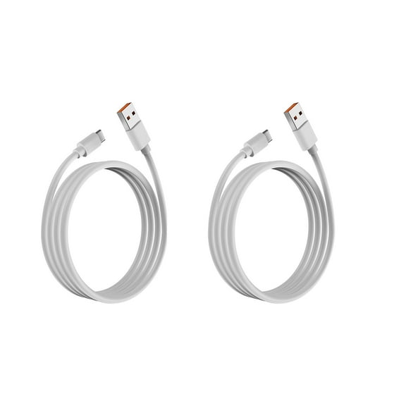 GJX 2Pcs 6.6FT USB C Cable,66W Fast Charging,6A High Current Output,Type C Charger Fast Charging,USB Cable for Phones,Charger Cord Type C,USB C Charger