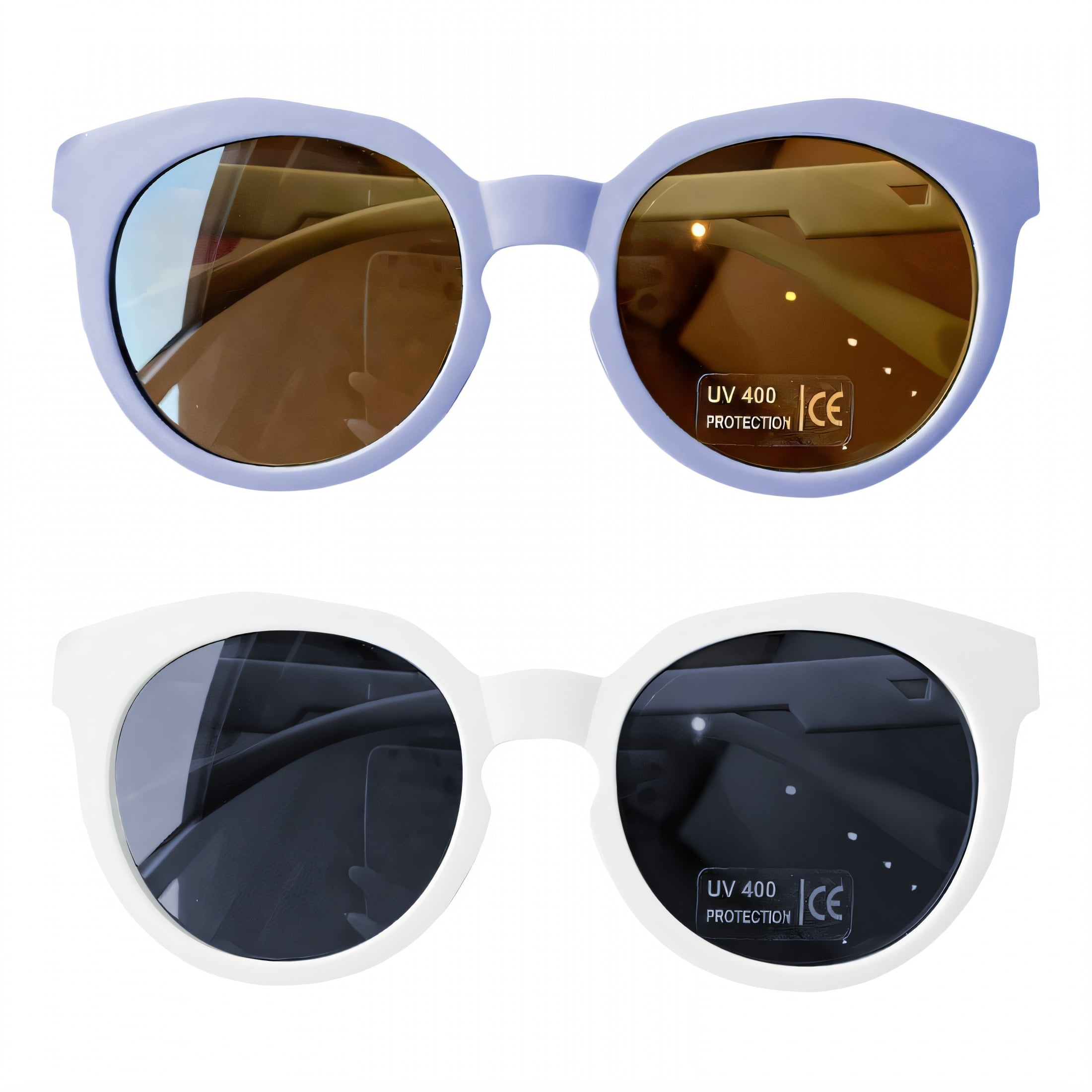 GJX 2Pcs Baby Sunglasses,Cool and Playful Toddler Sunglasses Age