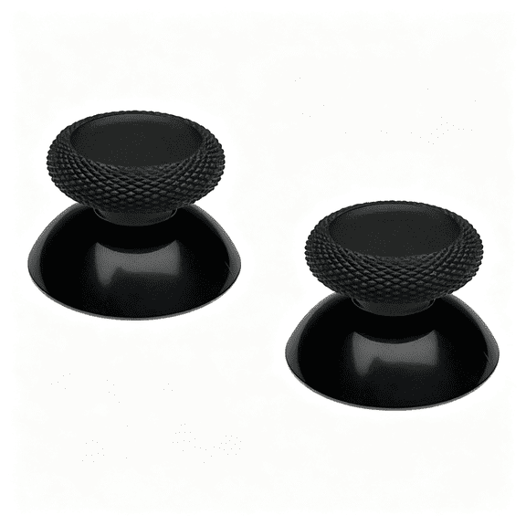 GJX 2Pcs Black Replacement Thumbsticks for Meta Quest 3,Quest 3S Controller,Analog Thumb Sticks for Oculus Quest 2,For Quest Pro - High Precision Design,Durable Material,Tools Included