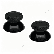 GJX 2Pcs Black Replacement Thumbsticks for Meta Quest 3,Quest 3S Controller,Analog Thumb Sticks for Oculus Quest 2,For Quest Pro - High Precision Design,Durable Material,Tools Included