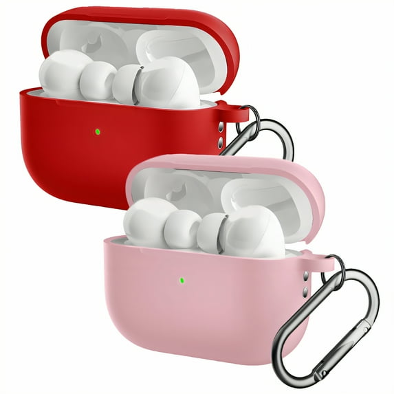 GJX 2Pcs Case Cover Fits for Airpods Pro 2,Elastic Tpu Case for Airpod Pro,Daily Protection Protective Case for Airpods Pro 2,Style1