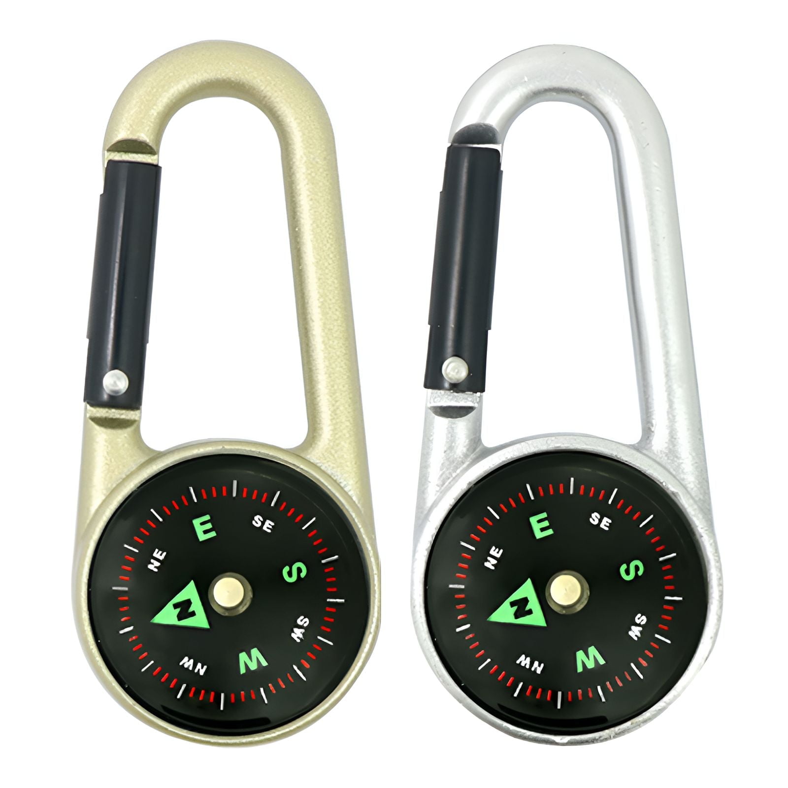 GJX 2Pcs Compass Hiking Survival,Quick Alignment Compass for Kids ...