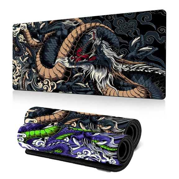 GJX 2Pcs Computer Accessories,Wireless Connection Mouse Pads,Hd Printing Keyboard-Mouse Combo Gaming Accessories,Pattern11