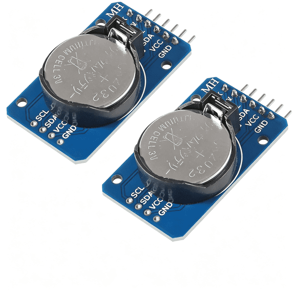 GJX 2Pcs Ds3231 At24C32 Iic Rtc Module Clock Timer Memory Module Replace Ds1307 I2C Rtc Board 2Pcs Ds3231