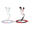 thumbnail image 1 of GJX 2Pcs Ear Buds Crystal-Clear Call Quality Wireless Earbuds Ultra-Comfy Ear Cushions Headphones Wireless Pink Red, 1 of 4