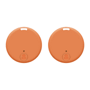 GJX 2Pcs Gps Tracker for Vehicles Always-on Alerts Gps Tracker App Pairing Gps Tracker for Kids,Orange
