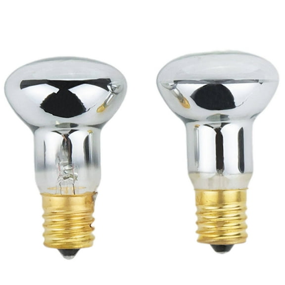 GJX 2Pcs Heat Lamp Bulbs Specialized Design Refrigerator Light Bulb Focused Reflection Warm Light Bulbs Style