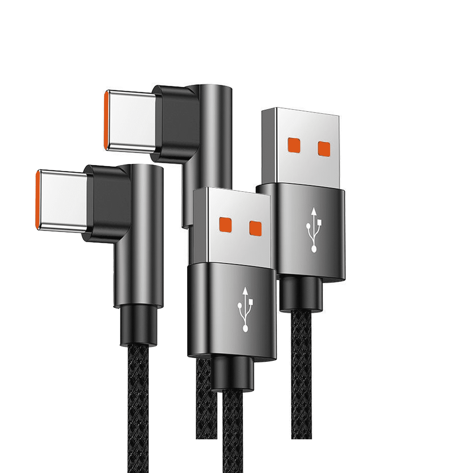 Usb Tired GJX 2Pcs Usb Cable,No Hand Fatigue Micro Usb Cable,Comfortable Use Fits ...