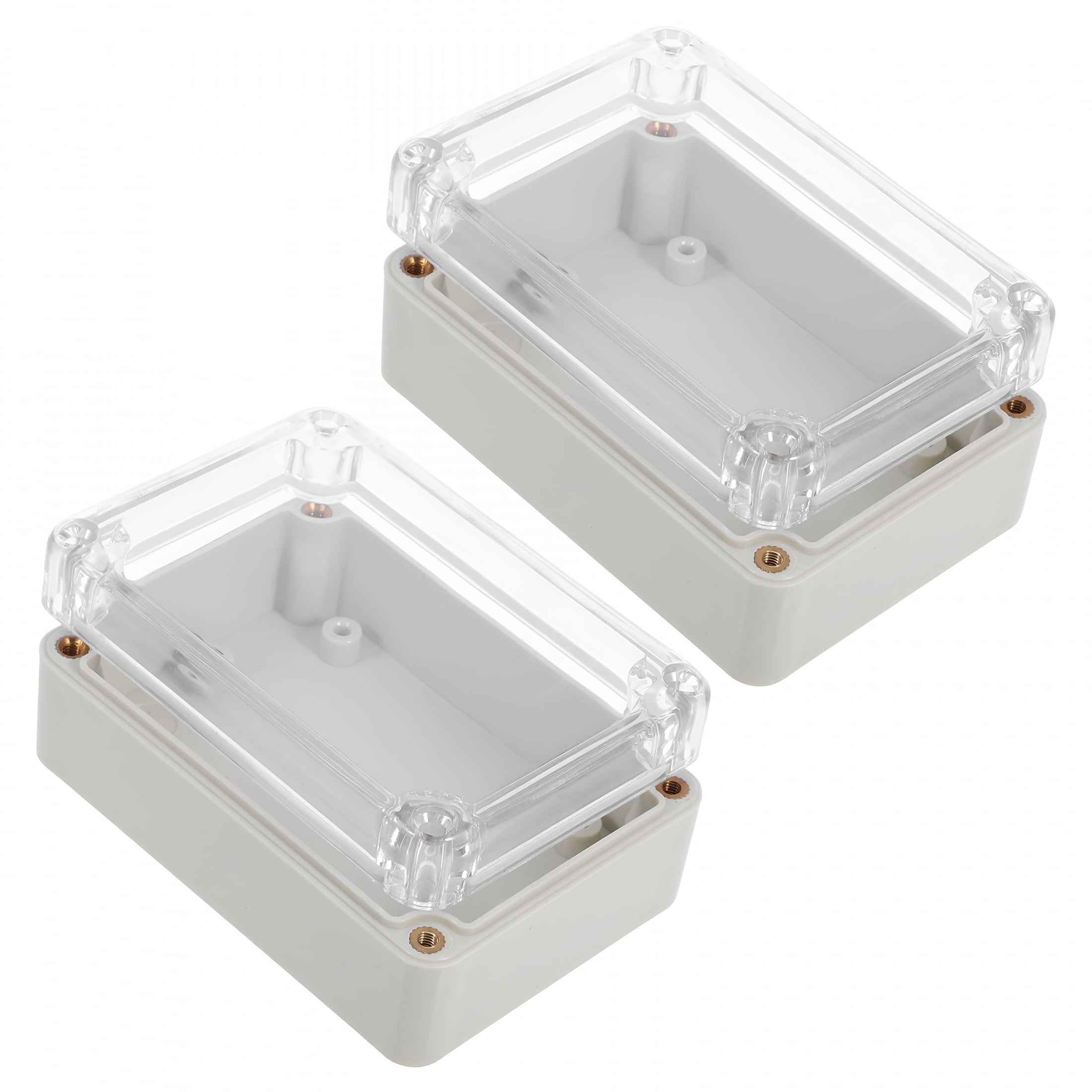 Cover Boxes GJX 2pcs Clear Cover ABS Junction Box Waterproof Project Enclosure Box ...