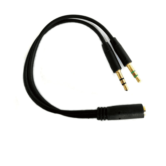 GJX 3.5mm Splitter,Audio Splitter for Headphones,Audio and Microphone SeparationHeadphone Splitter