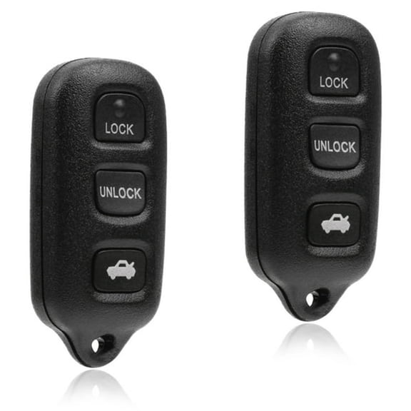 GJX 3-Button Car Remote Key Fob,2 Pack for Vehicle Replacement Keyless Entry Remote Control Auto Accessory Easy Program