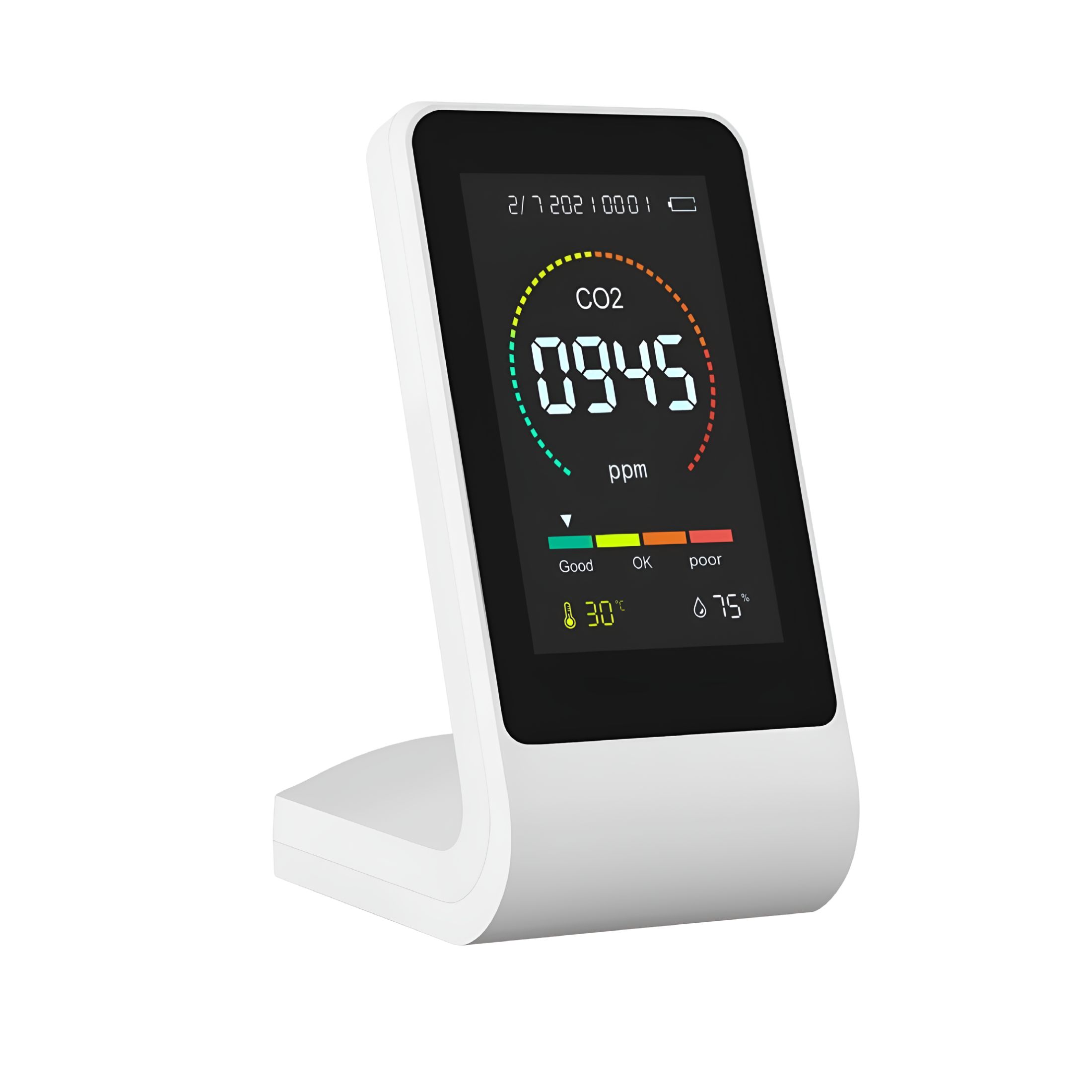 GJX 3 In1 CO2 Meter Digital Temperature Humidity Sensor Tester ...