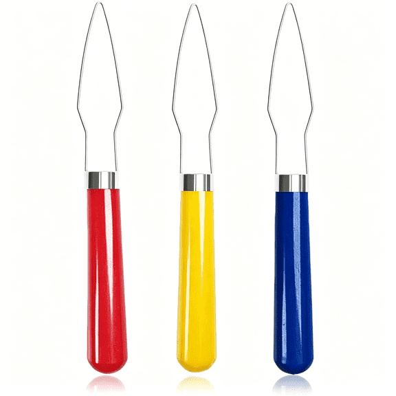 GJX 3 Pack Button Hook Tool for Seniors&Arthritic Hands-One Handed Button Assist Device with Comfort Grip Handle