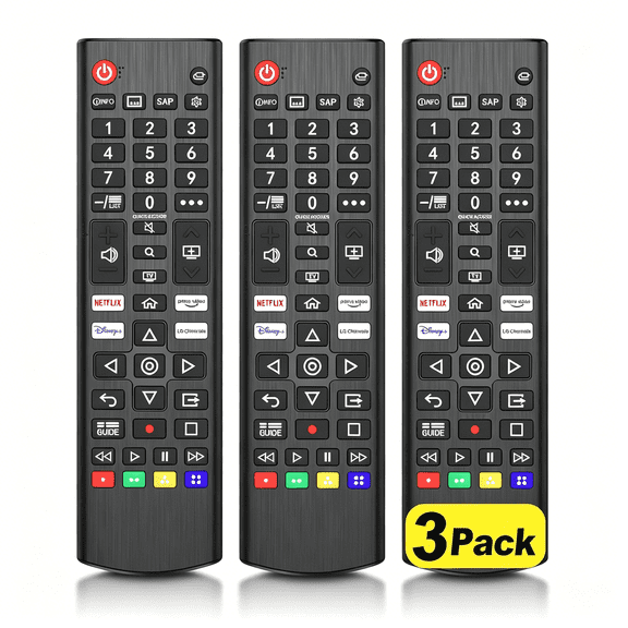 GJX 3 Pack for Lg Smart Tv Remote Control Replacement, Universal for All Lg Smart Led Lcd Uhd Hdtv 3D 4K Tvs