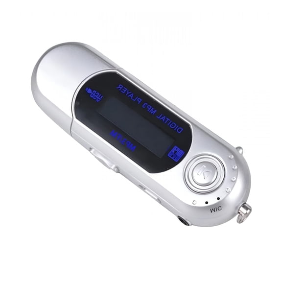 GJX 32GB USB Stick MP3 Player With Screen, Portable Music Player No WiFi Required, Supports TF Card, AAA Battery Powered, FM Radio And Recorder