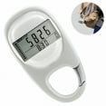 thumbnail image 1 of GJX 3D Digital Walking Distance Clip on Pedometer Step Counter with Clip, Memory Walking Distance Miles/km Exercise Fitness Activity Calorie for Men Women Kids, 1 of 7
