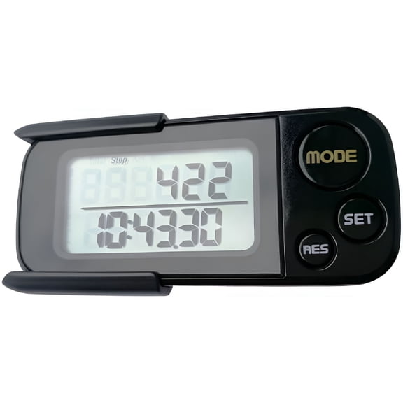 GJX 3D Walking Pedometer, 30 Day Memory, Accurate Step Counter, Walking Distance in Miles/Km, Calorie Counter, Daily Goal Monitor, Running Duration