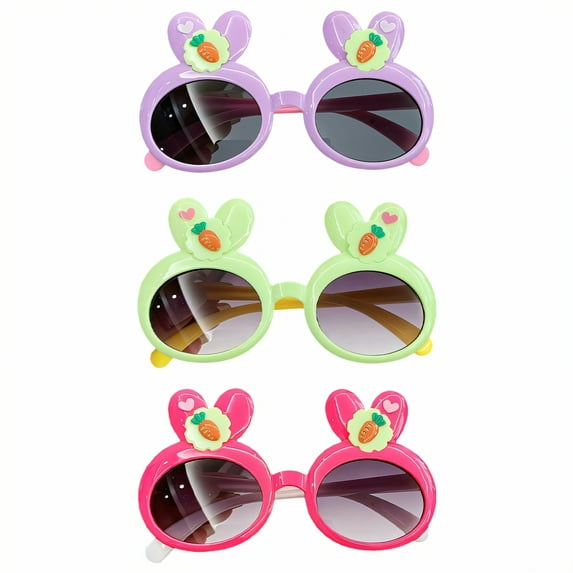 GJX 3Pcs Baby Sunglasses Toddler Boy Sunglasses Girls Sunglasses,Style3