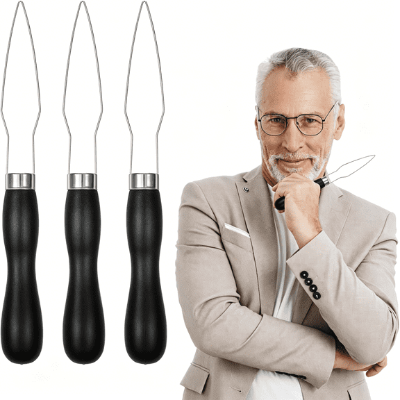 GJX 3Pcs Button Hook and Zipper Pull Helper,One Hand Button Assist Device Dressing Aid Tool for Elderly Seniors Disabled Men and Women Arthritis&Limited Dexterity