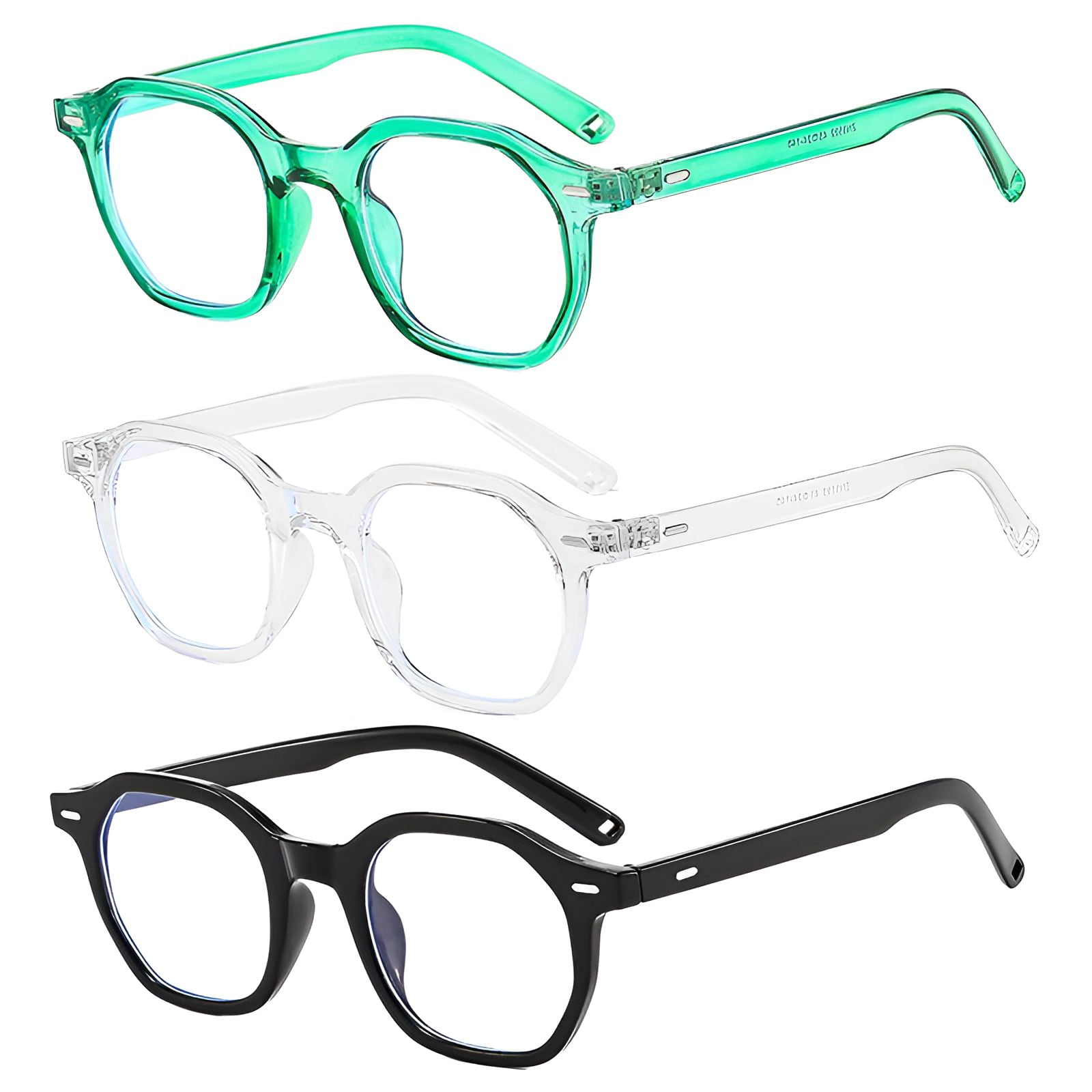 GJX 3Pcs Computer Glasses,Modern Minimalist Style Computer Glasses ...