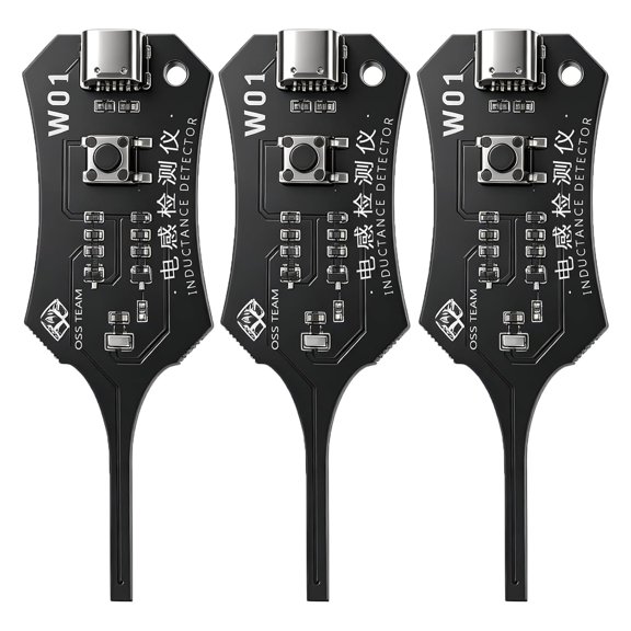 GJX 3Pcs Inductance Tester,Inductor Tester Type-C Coil Detection Tool for Motherboard Repair,Quick Fault Check Pcb Circuit Tester Inductance Tester