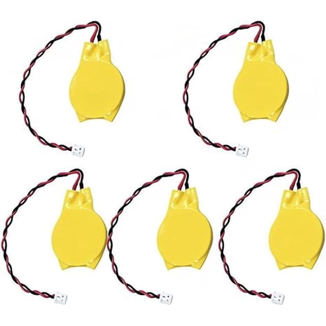 GJX 3V 2032 Cmos Battery with Wire Leads and Molex Connector 5Pack ...