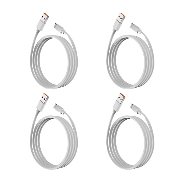 GJX 4-Pack 3.3ft USB C Cable, 6A Fast Charging Type C Cord for Smartphones, Tablets, Laptops