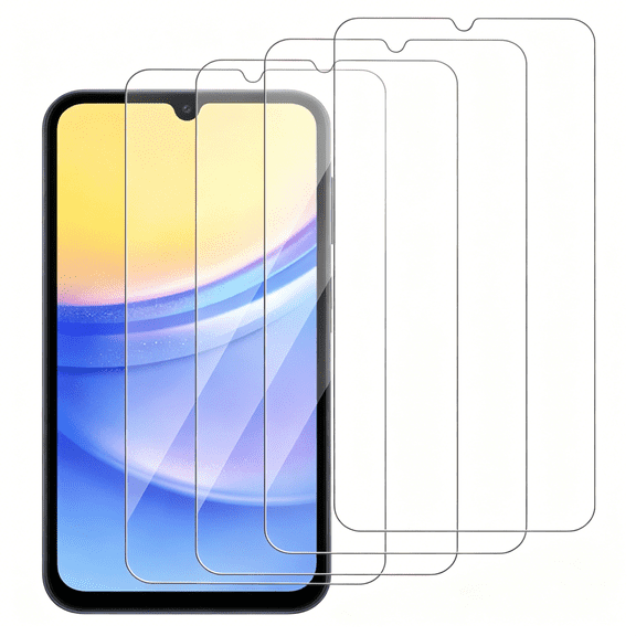 GJX 4 Pack Glass Screen Protector Compatible Galaxy A16 5G [9H Hardness]-Hd Screen Tempered Glass, Scratch Resistant, [Case Friendly] [Bubble Free]