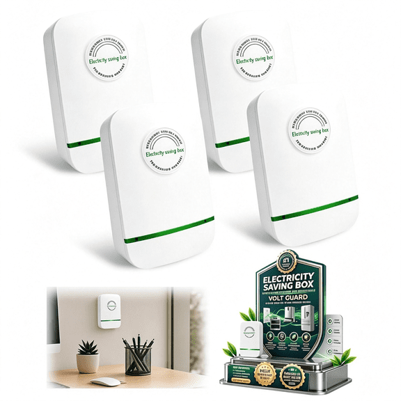 GJX 4 Pack Smartplug Device for Home & Office, Stop Watt Device Plug-In for Us Plug 90V-250V 30Kw Efficient Electricity Saver