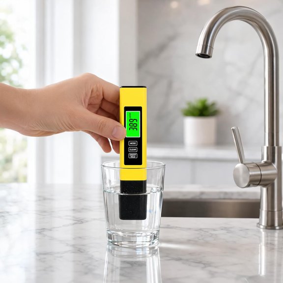 GJX 4 in 1 Tds Meter Digital Water Tester,Accurate Tds Ec&Temperature(CF)Meter 0-9999Ppm for Tap Water,Ro System,Aquarium Accurate Water Tester