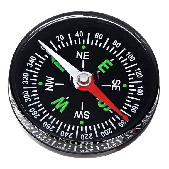 GJX 40Mm Mini Compass [1Pcs]-Pocket Oil Filled Small Compass for Hiking And Camping Compass Hiking Survival
